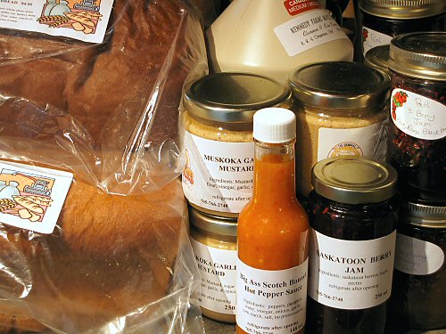 Local preserves from the winter market