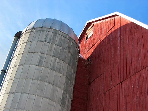 The silage silo