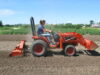 Rototilling with the Kubota compact tractor