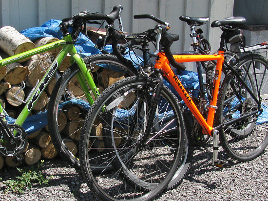Bicycles for the farm commute