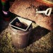 Sifting compost