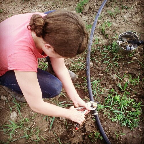Fixing irrigation fitting
