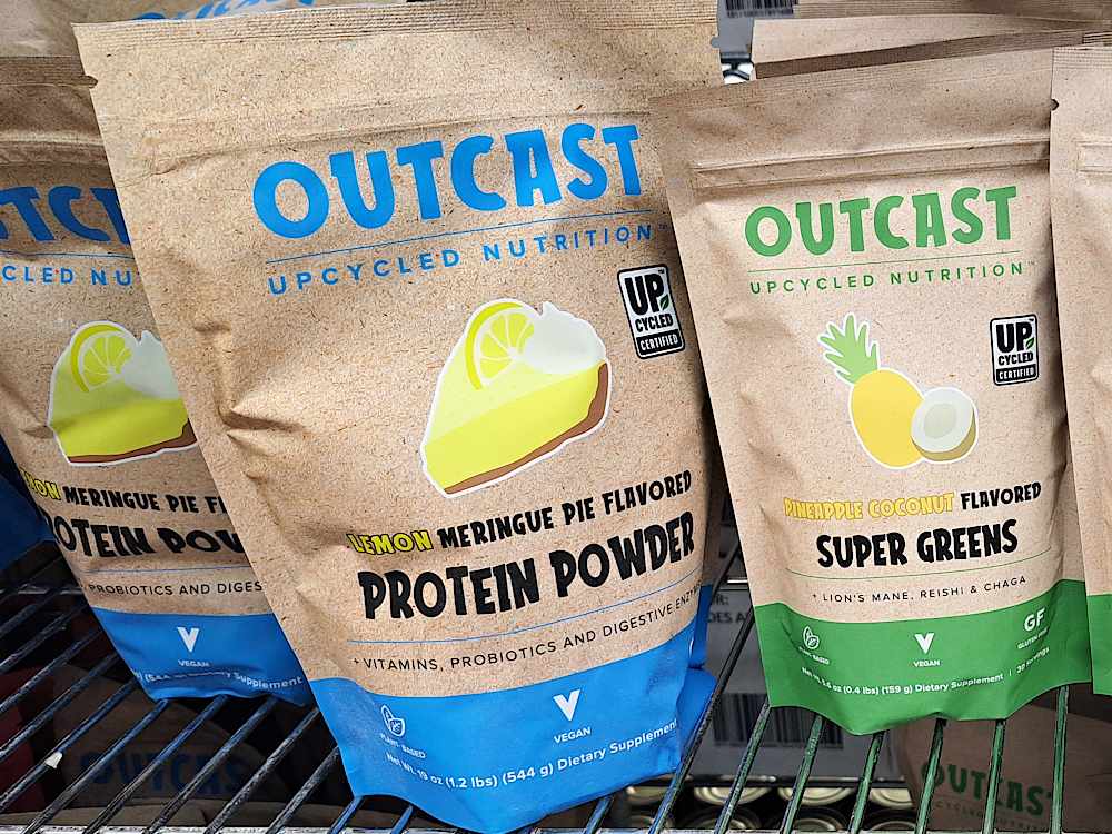 Upcycled protein powder from unmarketable veg