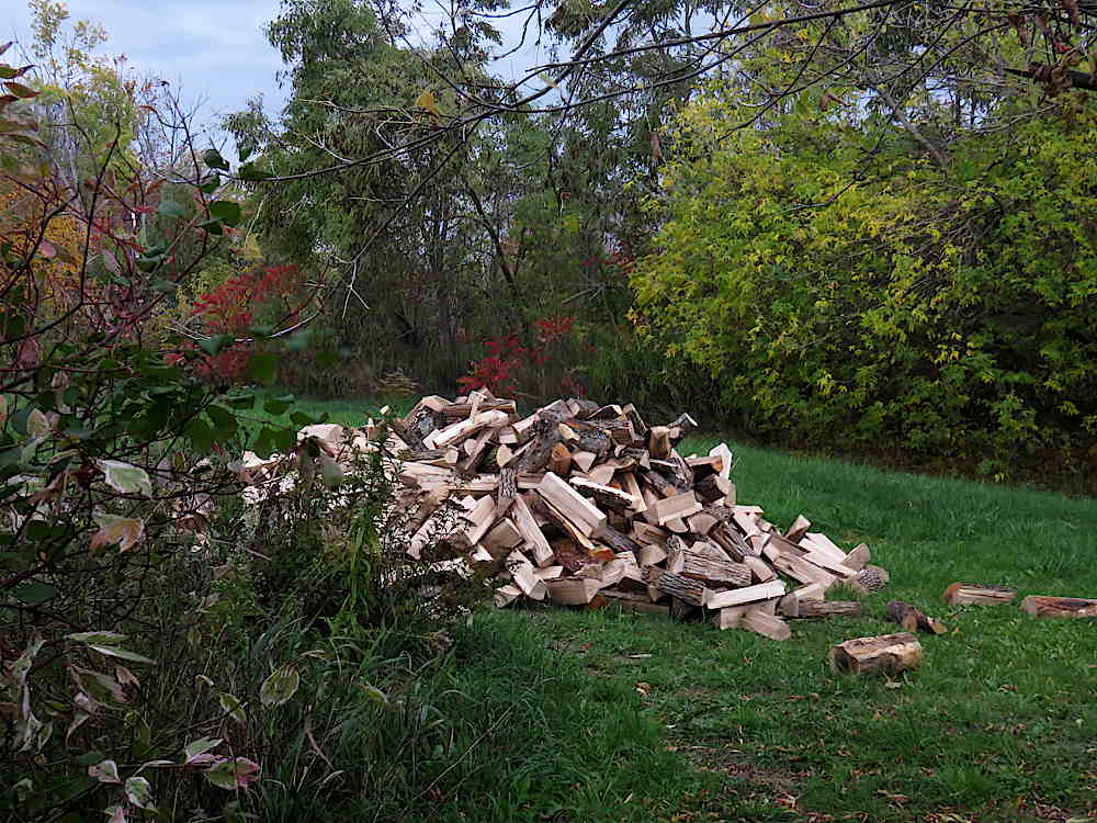 First firewood delivery of the season