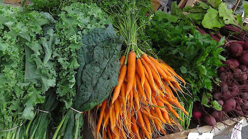 Vegetables at the farmer's market